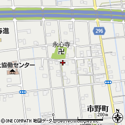 静岡県浜松市中央区市野町1959周辺の地図