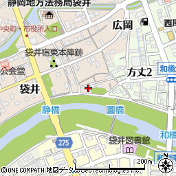 静岡県袋井市袋井269-33周辺の地図