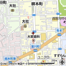 日本理容　ＧＲＡＮ廣田店周辺の地図