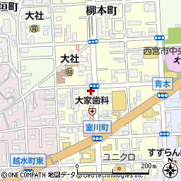 日本理容　ＧＲＡＮ廣田店周辺の地図