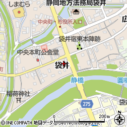 静岡県袋井市袋井136周辺の地図