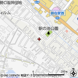 兵庫県加古川市平岡町新在家689-20周辺の地図