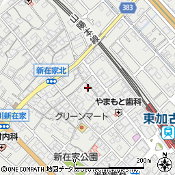 兵庫県加古川市平岡町新在家1058周辺の地図