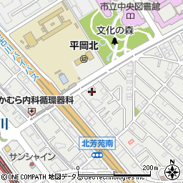 兵庫県加古川市平岡町新在家1480-10周辺の地図