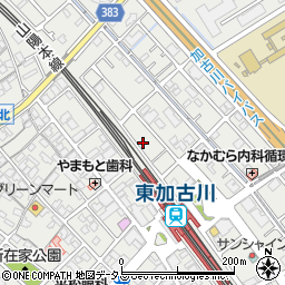 兵庫県加古川市平岡町新在家1126-29周辺の地図