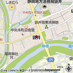 静岡県袋井市袋井135周辺の地図