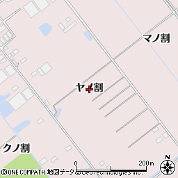 愛知県豊橋市神野新田町ヤノ割周辺の地図