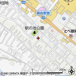 兵庫県加古川市平岡町新在家686-1周辺の地図