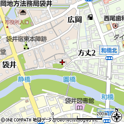 静岡県袋井市袋井269-40周辺の地図