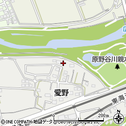 静岡県袋井市愛野2686周辺の地図