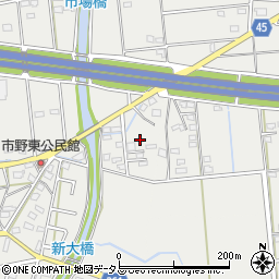 静岡県浜松市中央区市野町1336周辺の地図
