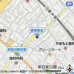 兵庫県加古川市平岡町新在家331-1周辺の地図