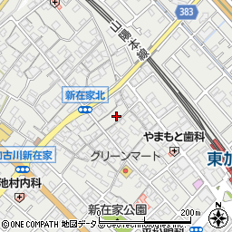 兵庫県加古川市平岡町新在家1053-6周辺の地図