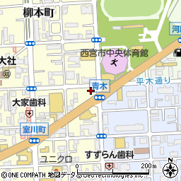 ココカラファイン広田店周辺の地図
