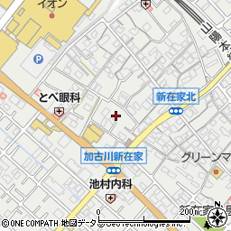 兵庫県加古川市平岡町新在家524周辺の地図