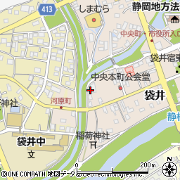 静岡県袋井市袋井290周辺の地図