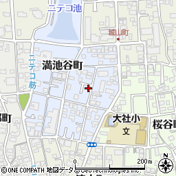 兵庫県西宮市満池谷町7-30周辺の地図