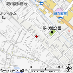 兵庫県加古川市平岡町新在家689-7周辺の地図
