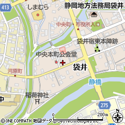 静岡県袋井市袋井57周辺の地図