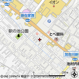 兵庫県加古川市平岡町新在家662-7周辺の地図
