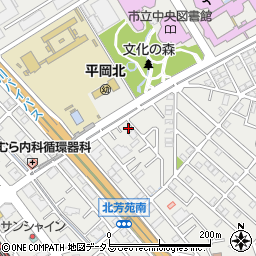 兵庫県加古川市平岡町新在家1481-2周辺の地図