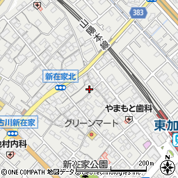 兵庫県加古川市平岡町新在家1053-3周辺の地図