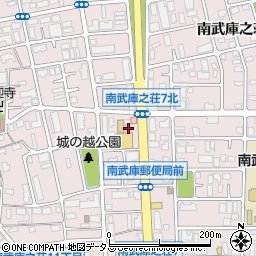 インタルシオ武庫之荘周辺の地図