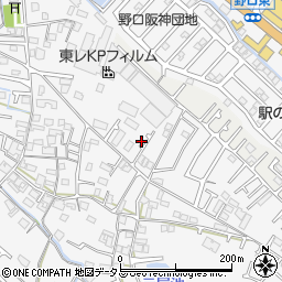 兵庫県加古川市野口町古大内529周辺の地図