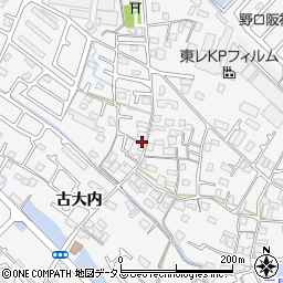 兵庫県加古川市野口町古大内626周辺の地図