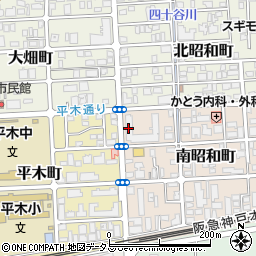 阪急西宮マンション周辺の地図