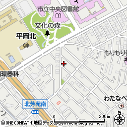 兵庫県加古川市平岡町新在家1745-302周辺の地図