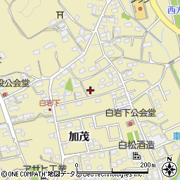 静岡県菊川市加茂772周辺の地図