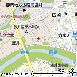 静岡県袋井市袋井276周辺の地図