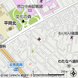 兵庫県加古川市平岡町新在家1745-281周辺の地図