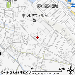 兵庫県加古川市野口町古大内526周辺の地図