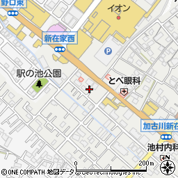 兵庫県加古川市平岡町新在家662-5周辺の地図