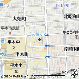 兵庫県西宮市平木町周辺の地図