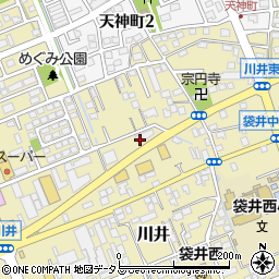 ドミノ・ピザ　袋井川井店周辺の地図