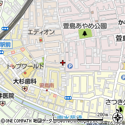 前田第二ハウス周辺の地図