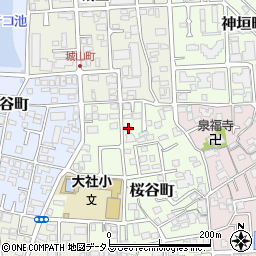 兵庫県西宮市桜谷町11-28周辺の地図