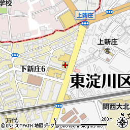 かごの屋東淀川店周辺の地図