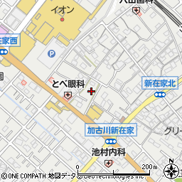 兵庫県加古川市平岡町新在家589周辺の地図
