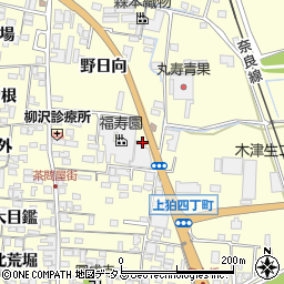 京都府木津川市山城町上狛東作り道45周辺の地図