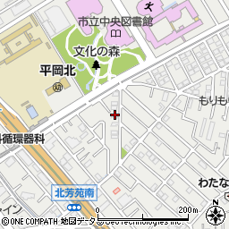 兵庫県加古川市平岡町新在家1745-309周辺の地図
