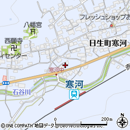 岡山県備前市日生町寒河1119周辺の地図