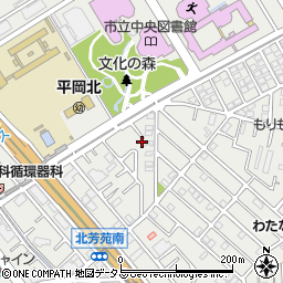 兵庫県加古川市平岡町新在家1489-10周辺の地図
