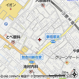 兵庫県加古川市平岡町新在家533-1周辺の地図