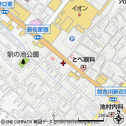 兵庫県加古川市平岡町新在家650-1周辺の地図