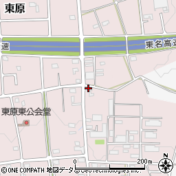 静岡県磐田市東原695周辺の地図