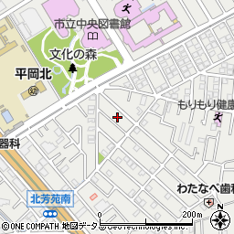 兵庫県加古川市平岡町新在家1745-282周辺の地図